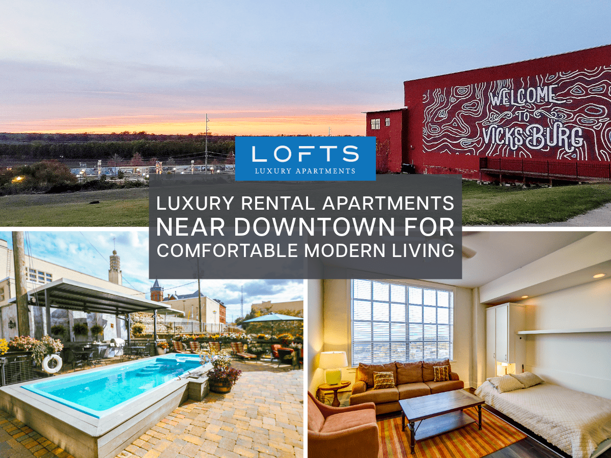 Luxury Rental Apartments Near Downtown in Vicksburg, MS, for Comfortable Modern Living